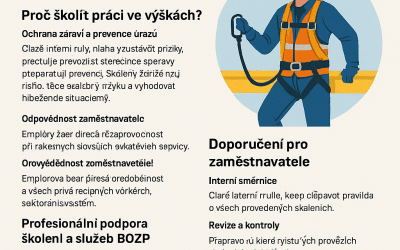 Školení práce ve výškách a nad volnou hloubkou