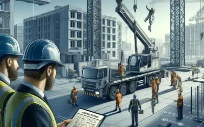 Systém bezpečné práce pro jeřábový výkon mobilního jeřábu